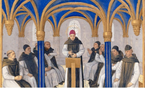Salle capitulaire de Clairvaux par Jean Fouquet