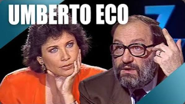Umberto Eco sur le plateau de 7/7